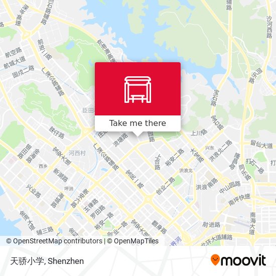 天骄小学 map