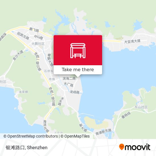 银滩路口 map