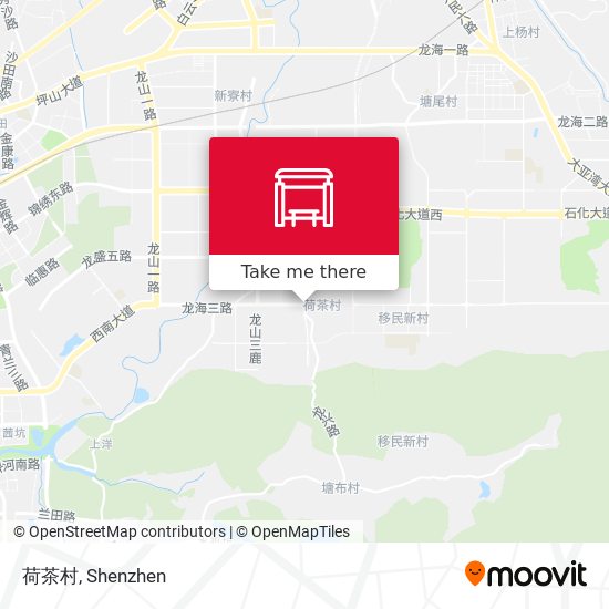 荷茶村 map