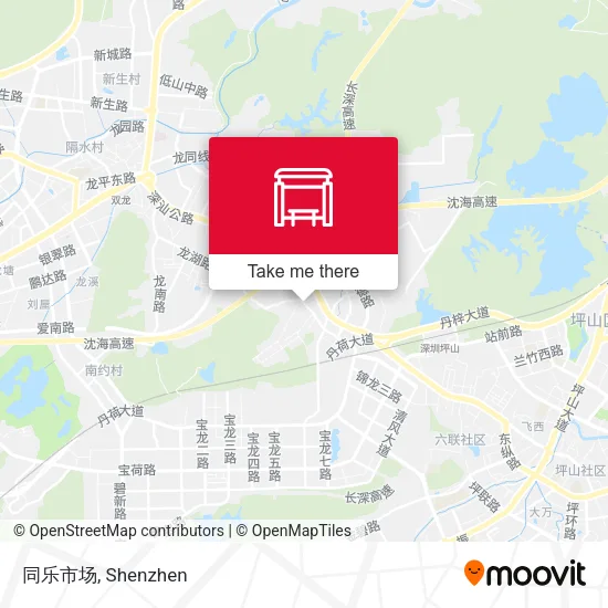 同乐市场 map