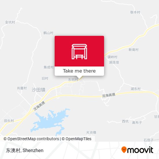 东澳村 map