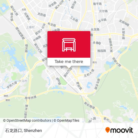 石龙路口 map