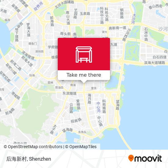 后海新村 map