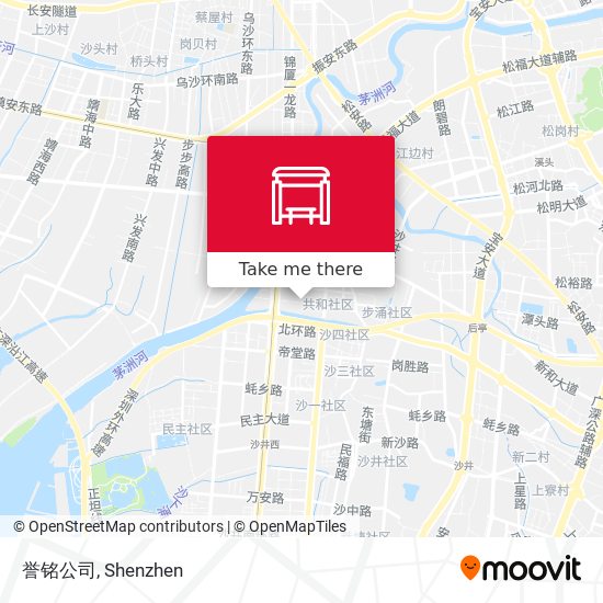 誉铭公司 map
