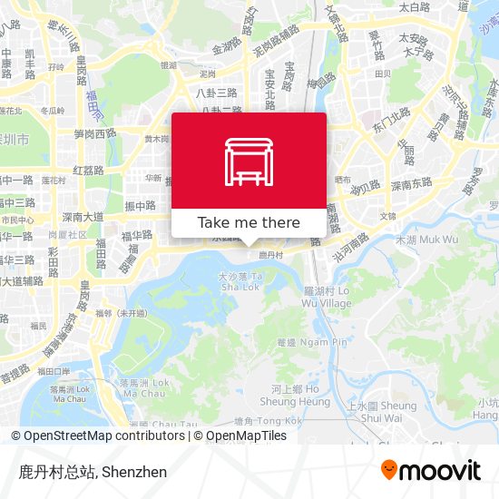 鹿丹村总站 map
