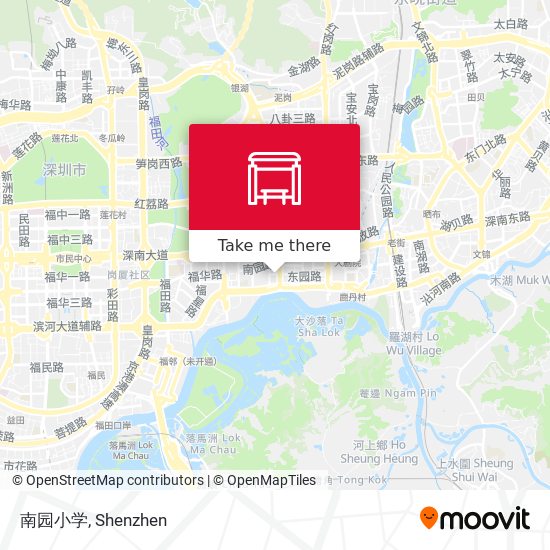 南园小学 map