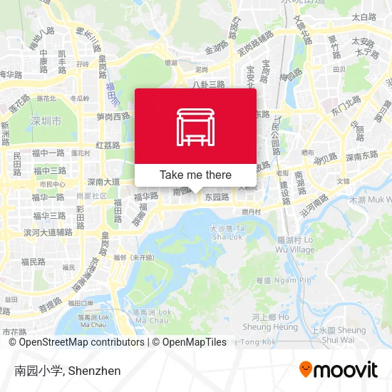 南园小学 map