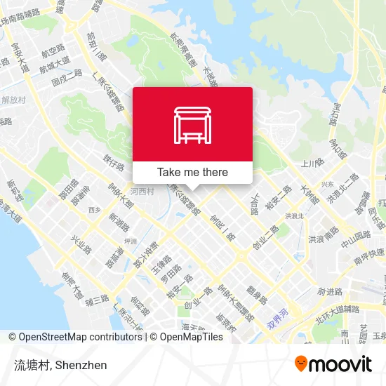 流塘村 map