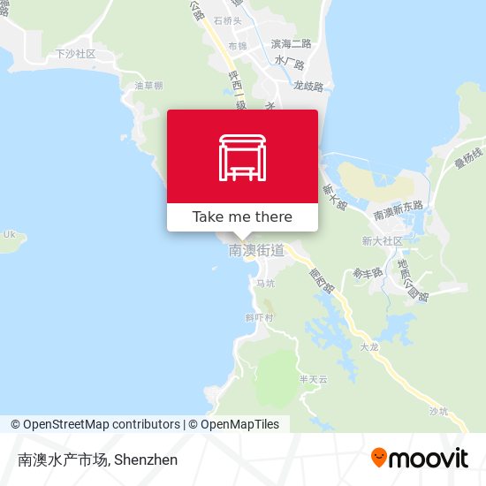 南澳水产市场 map