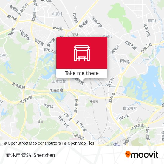 新木电管站 map
