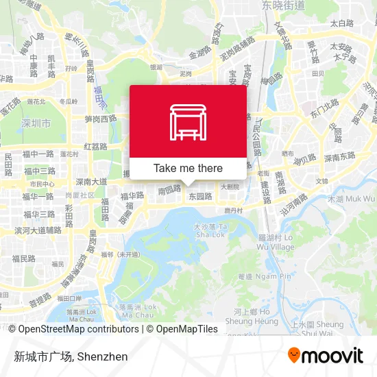 新城市广场 map