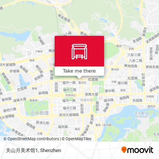 关山月美术馆1 map