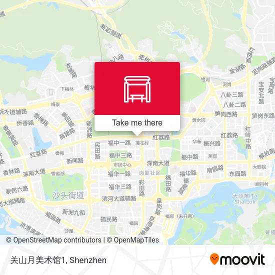 关山月美术馆1 map