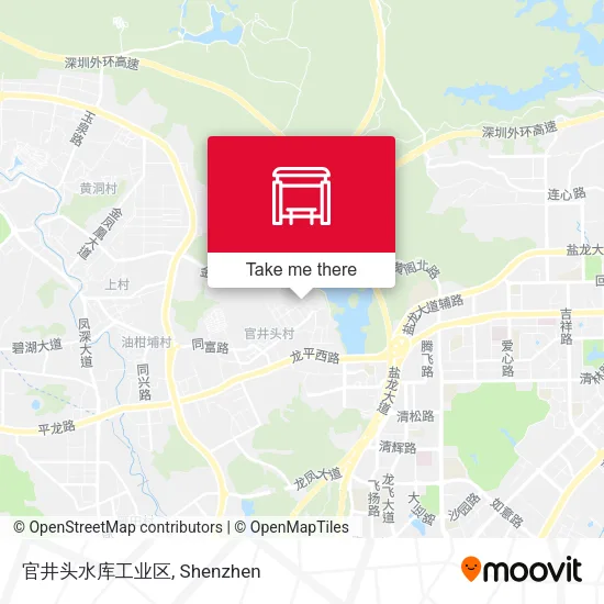 官井头水库工业区 map