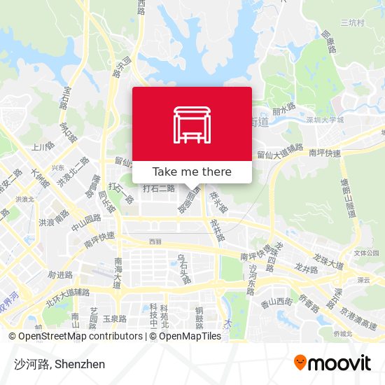 沙河路 map