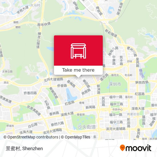 景蜜村 map
