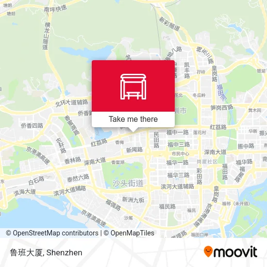 鲁班大厦 map