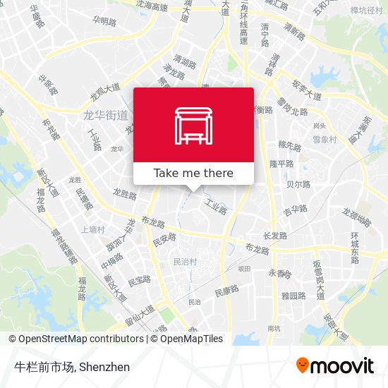 牛栏前市场 map