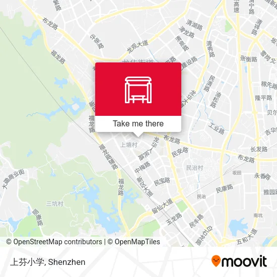 上芬小学 map