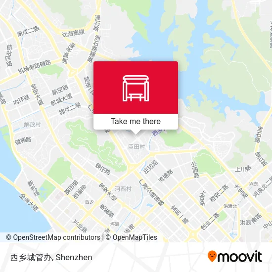 西乡城管办 map