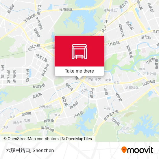 六联村路口 map