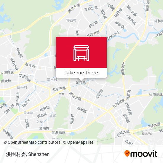 洪围村委 map