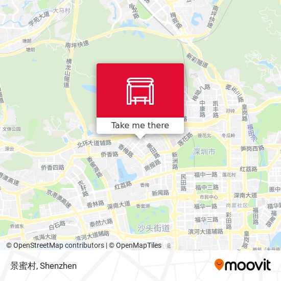 景蜜村 map
