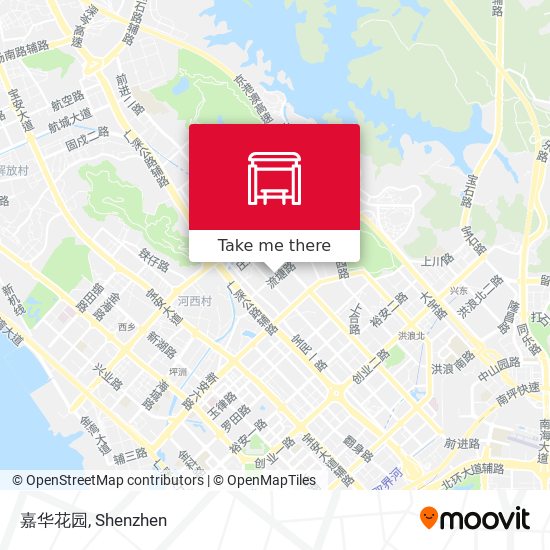 嘉华花园 map
