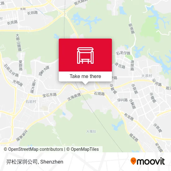 羿松深圳公司 map