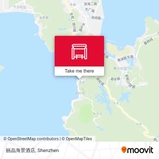 丽晶海景酒店 map