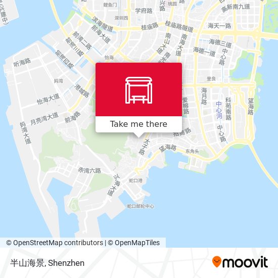 半山海景 map