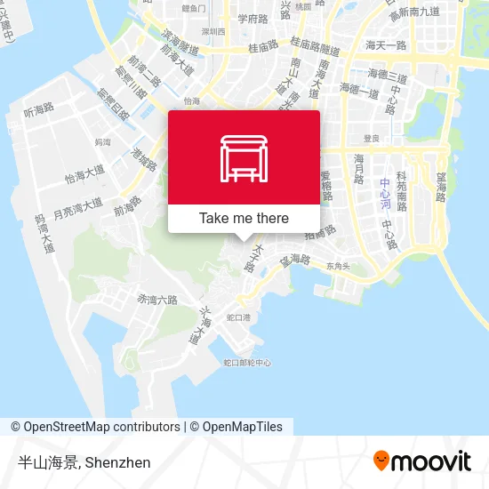 半山海景 map
