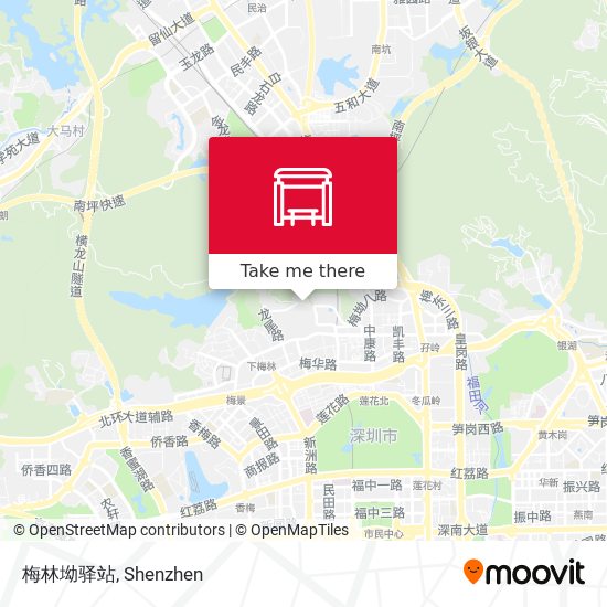 梅林坳驿站 map