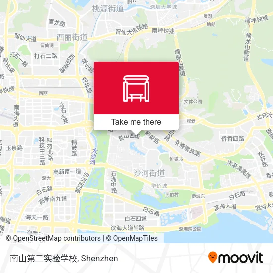 南山第二实验学校 map