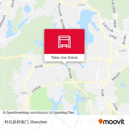料坑新村南门 map
