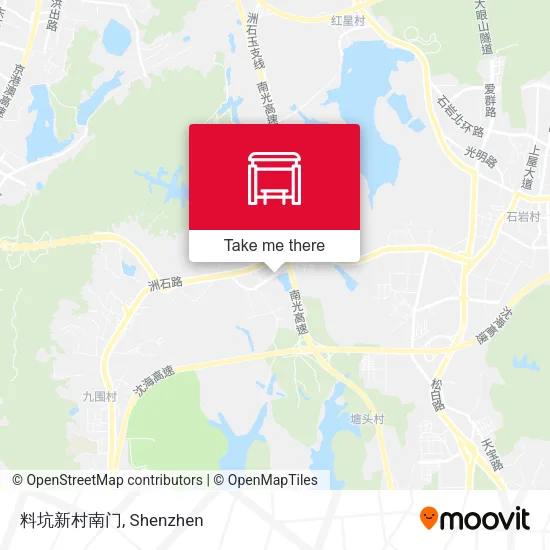 料坑新村南门 map