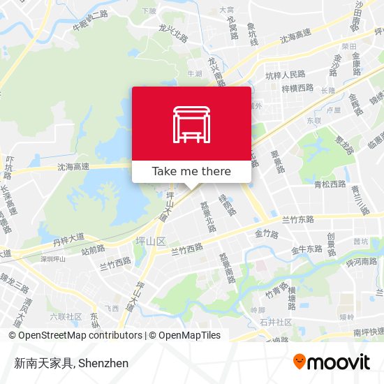 新南天家具 map
