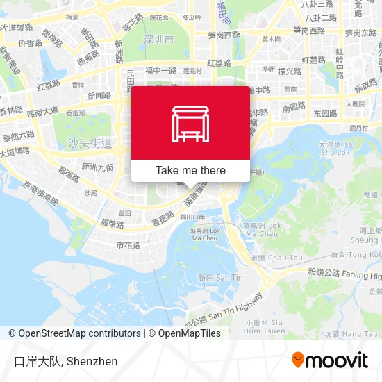 口岸大队 map