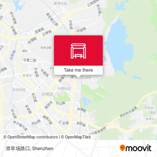 滑草场路口 map