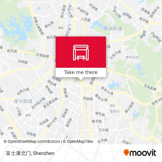 富士康北门 map