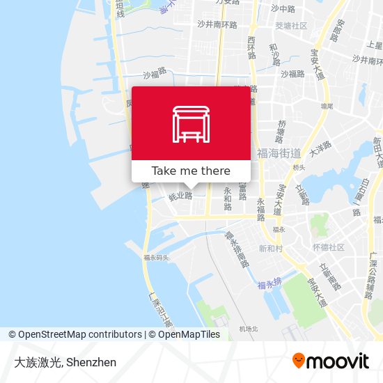 大族激光 map