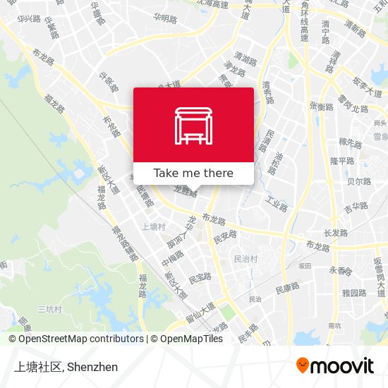 上塘社区 map
