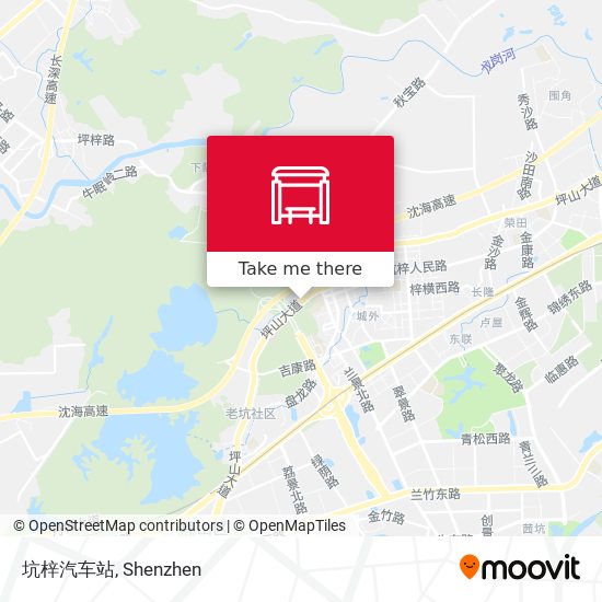 坑梓汽车站 map