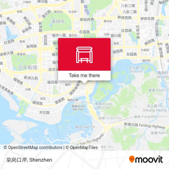 皇岗口岸 map