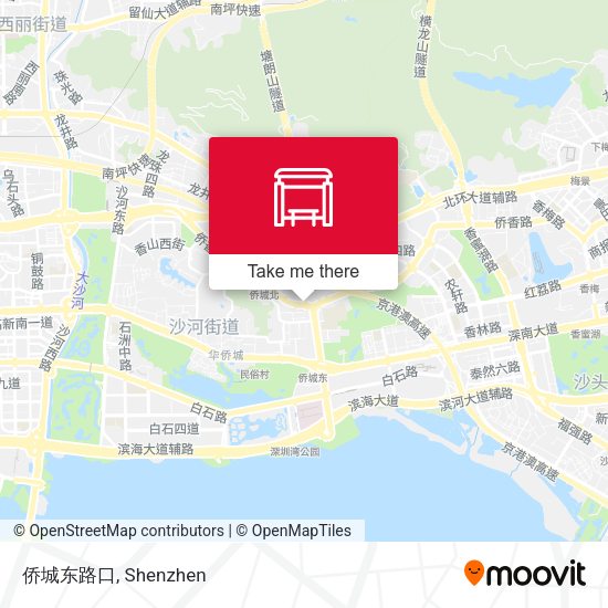 侨城东路口 map