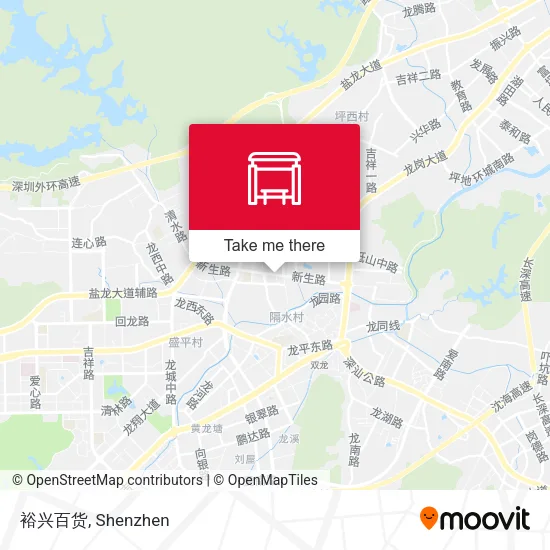 裕兴百货 map
