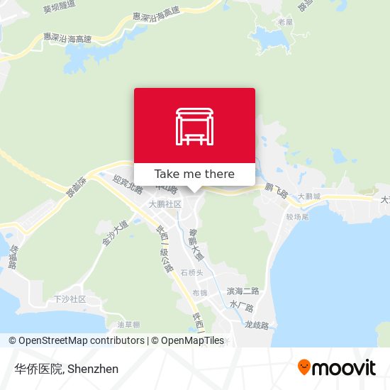 华侨医院 map