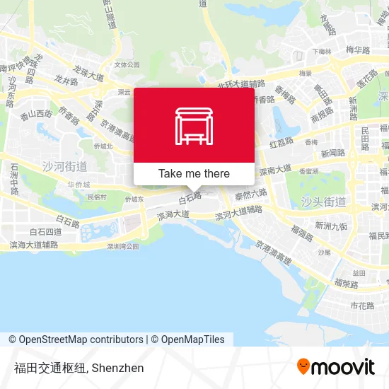 福田交通枢纽 map