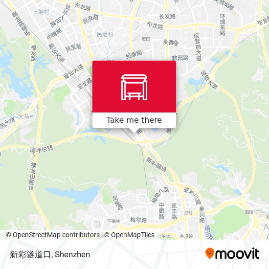 新彩隧道口 map