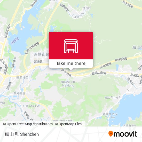 晴山月 map